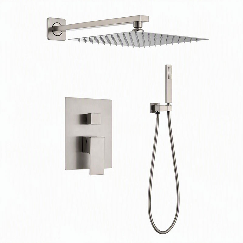 Wie kann ein Einbauduschset aus gebürstetem Nickel ein modernes Badezimmer verwandeln?
